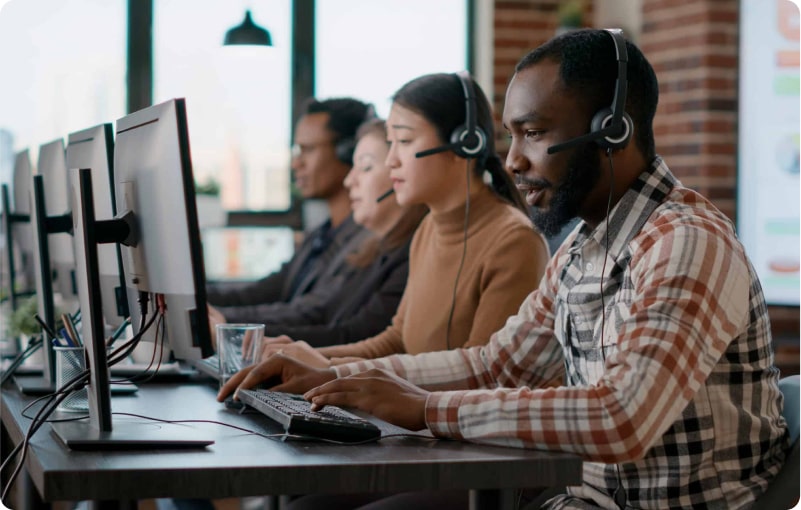 Agents using virtual numbers