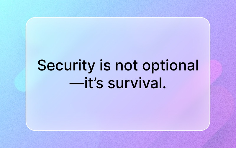 importance of security