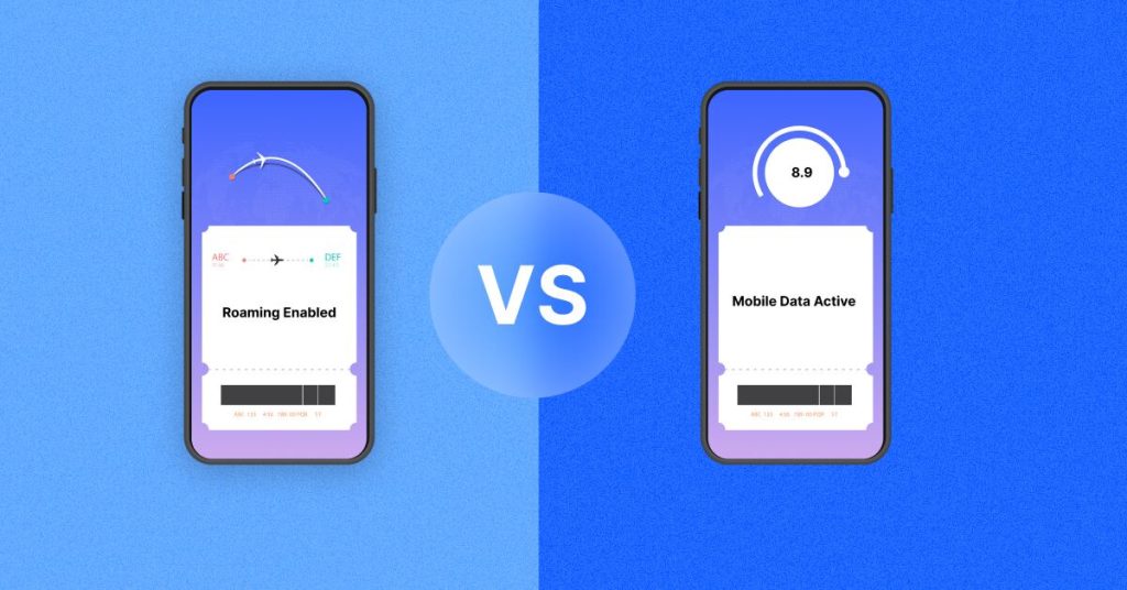 Roaming vs Mobile Data