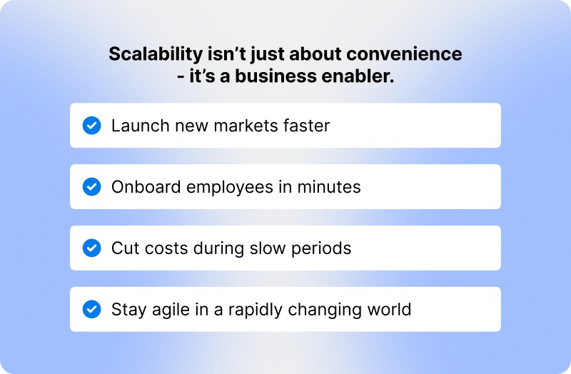 scalability benefits