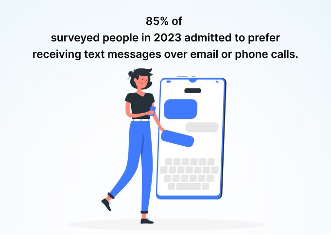 sms over email stats