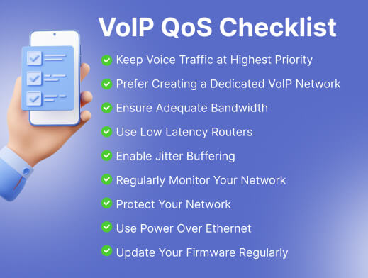 VoIP QoS Best Practices Checklist